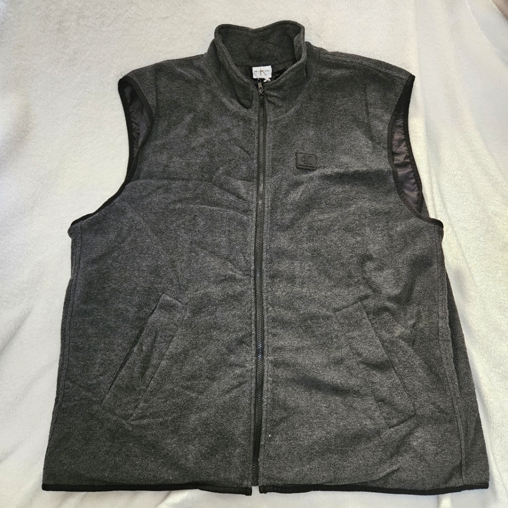 Men's Gray Calvin Klein Vest